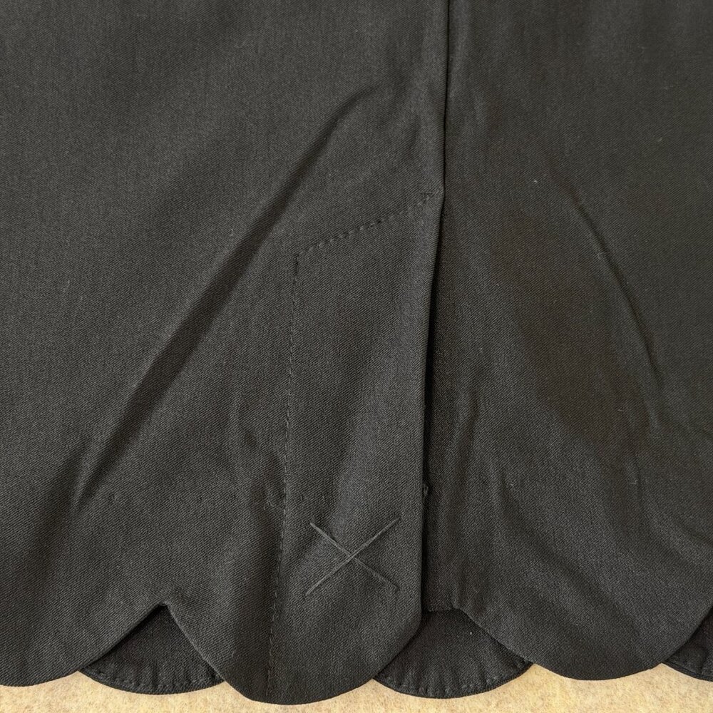 Lulu B Black Scalloped Skort Size 10 Pull On Golf Tennis Skirt NWT - Picture 10 of 11